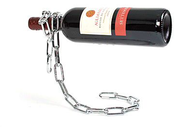 Image result for wine bottle with chain animated gif